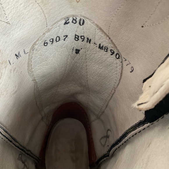 Vintage Larry Mahan Cow Hair Cowgirl Pony Boots 8 B - Picture 8 of 16